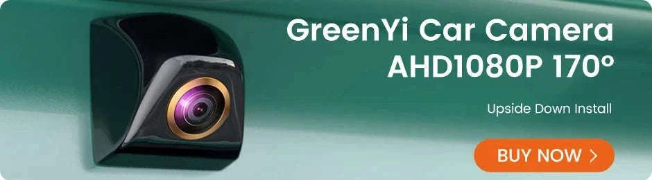 Car Rear View Camera 170° Night Vision Wired Parking Camera-Silver-CVBS-AHD720P