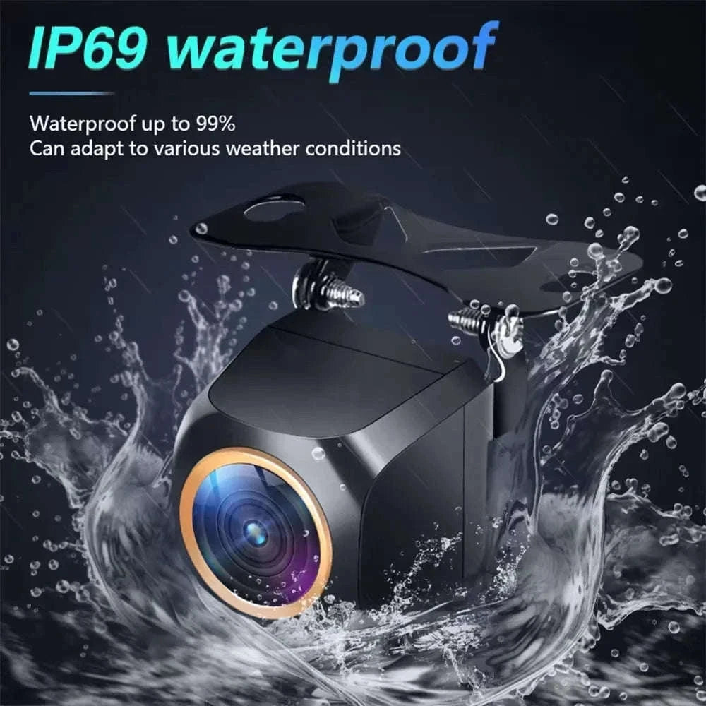 Car Rear View Camera 200° AHD 1080P Night Vision-Real 2k Utral clear