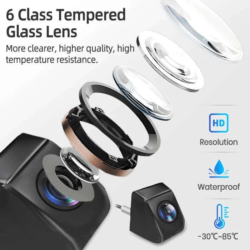 Car Rear View Camera AHD 720P Waterproof 140° Wide-Angle Backup Camera-AHD 1080 / Poland