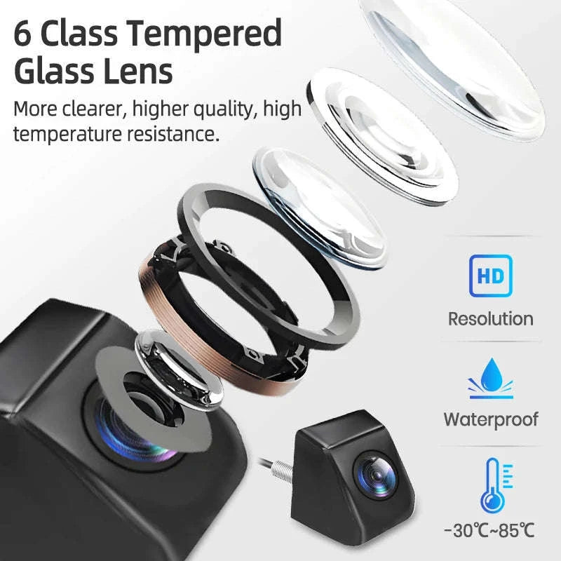 Car Rear View Camera AHD 720P Waterproof 140° Wide-Angle Backup Camera-AHD 1080 / Poland