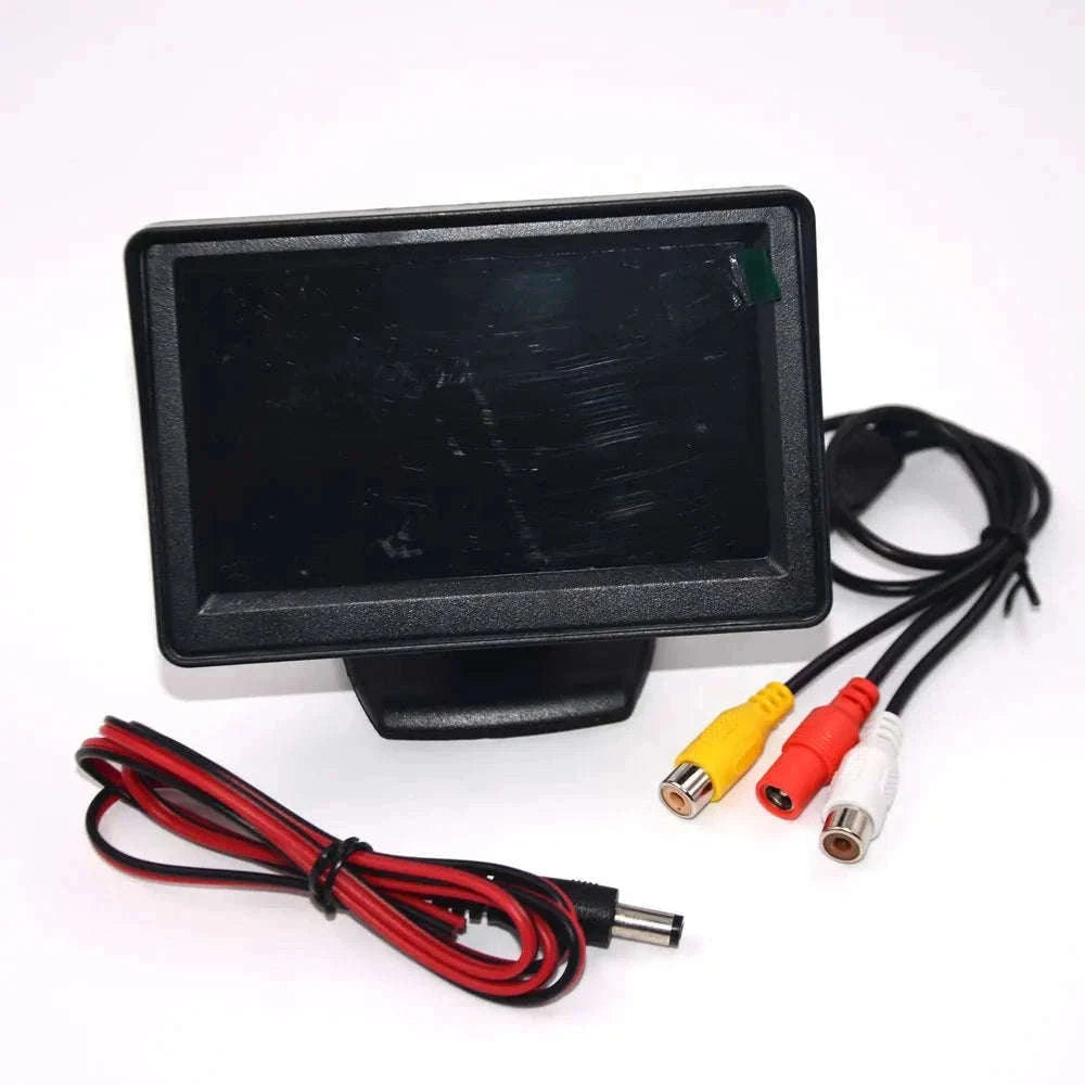 Car Rear View Camera Kit with 4.3" Monitor Night Vision 120°-New model 1