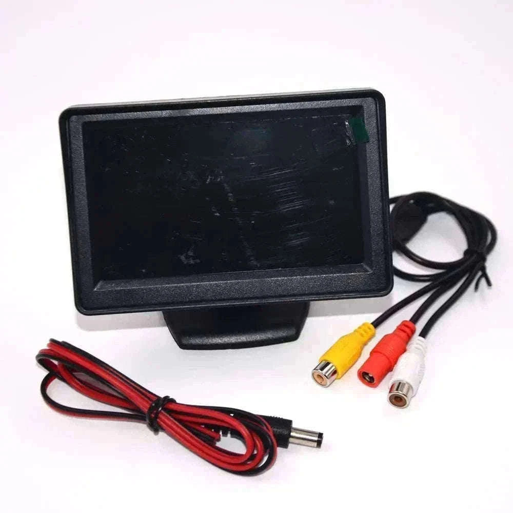Car Rear View Camera Kit with 4.3" Monitor Night Vision 120°-New model 1