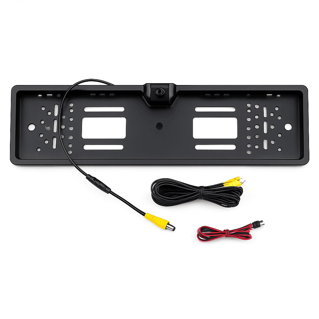 Car Rear View Camera License Plate Frame Waterproof Night Vision-Wire 8 LED CAM / 12 V