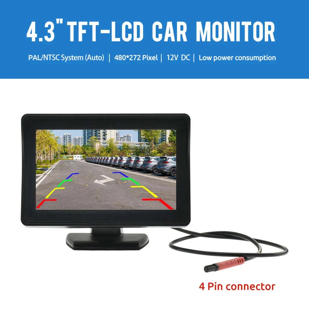 Car Rear View Camera with 4.3-Inch LCD Monitor-New model 1