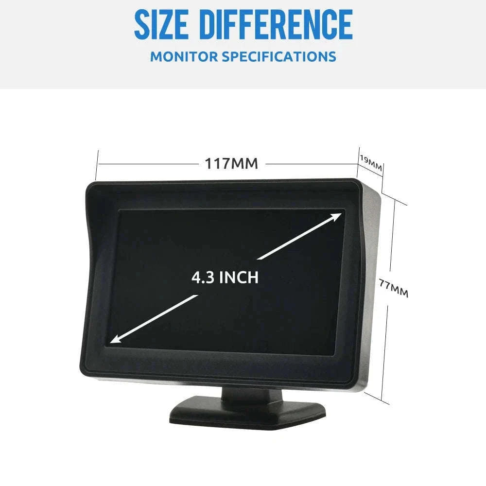 Car Rear View Camera with 4.3-Inch LCD Monitor-New model 1