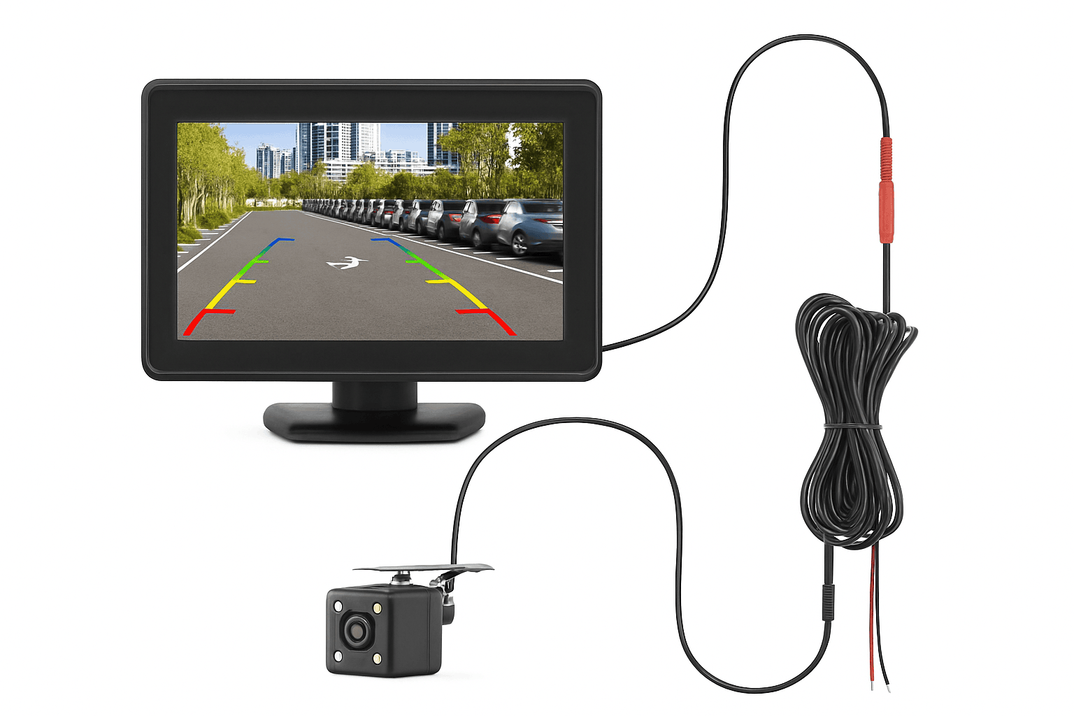 Car Rear View Camera with 4.3-Inch LCD Monitor-New model 1