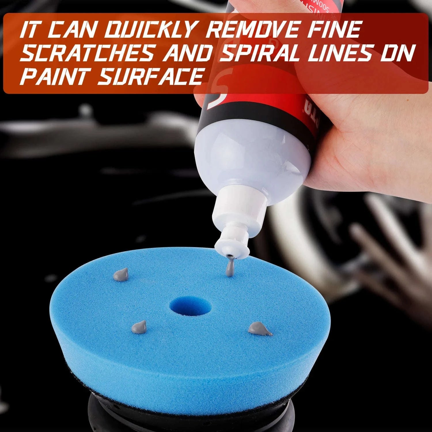 Car Scratch Remover Polishing Wax & Paint Care Compound-120ML Heavy Cut / CN