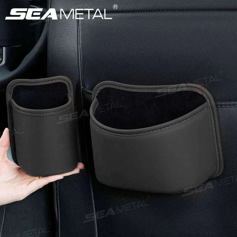 Car Seat Back Organizer with Cup Holder-Red-Large