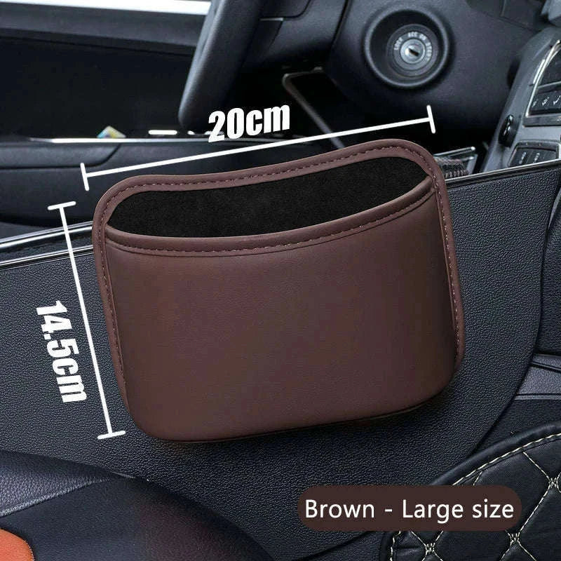 Car Seat Back Organizer with Cup Holder-Red-Large
