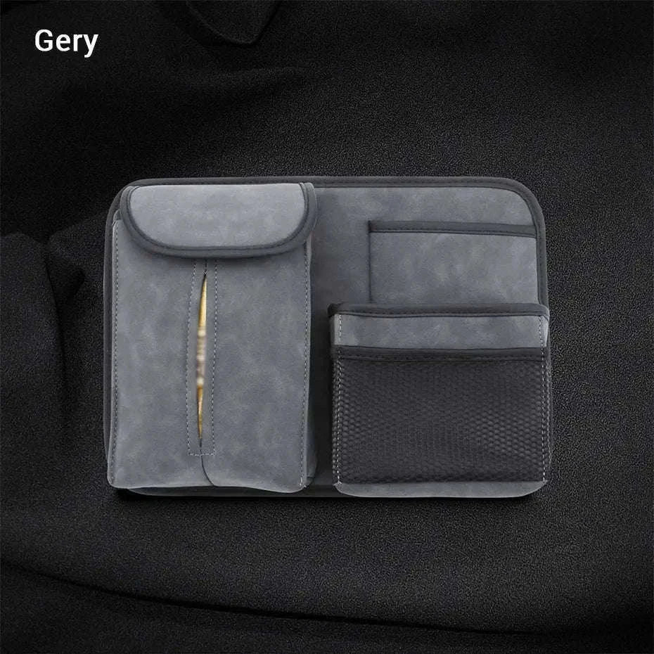 Car Seat Back Organizer with Multi-Pocket Storage-Brown 1 PC