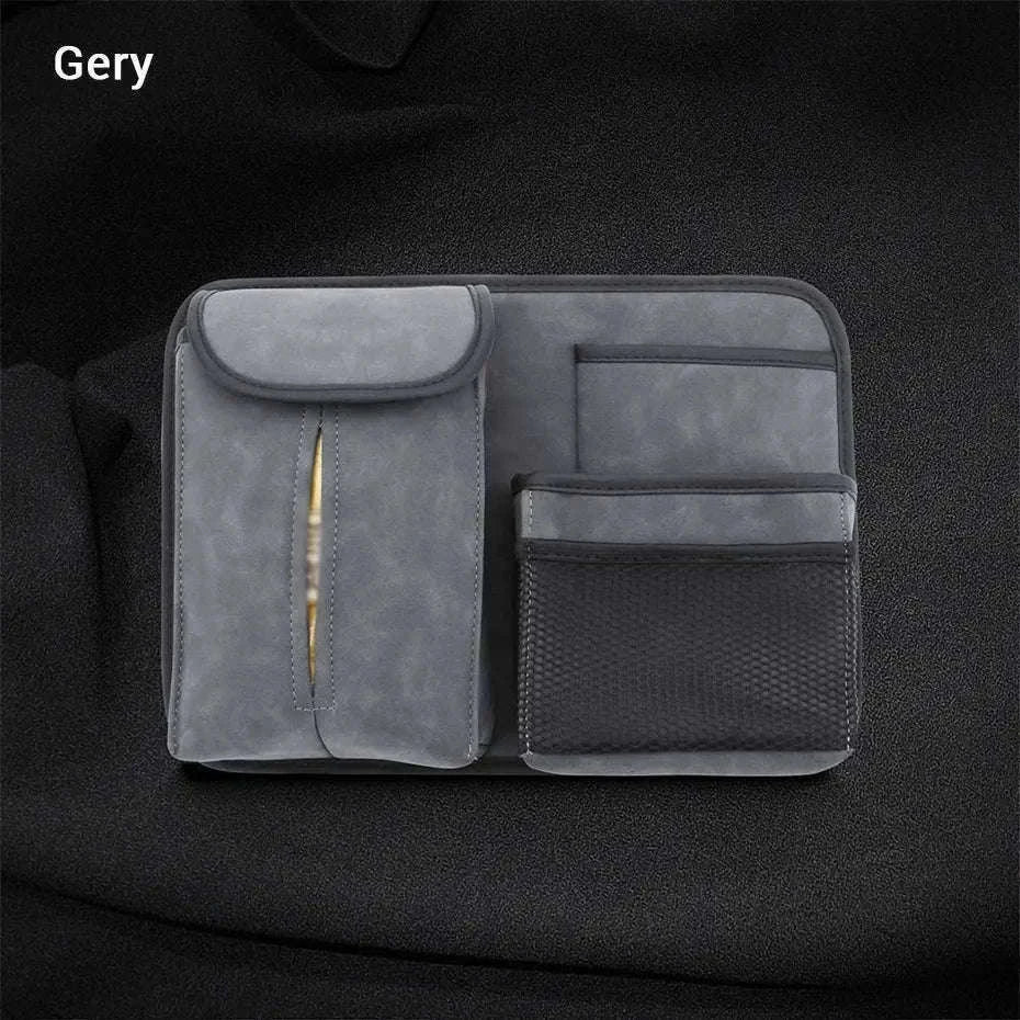 Car Seat Back Organizer with Multi-Pocket Storage-Brown 1 PC