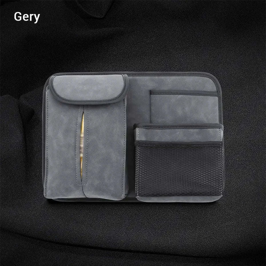 Car Seat Back Organizer with Multi-Pocket Storage-Brown 1 PC