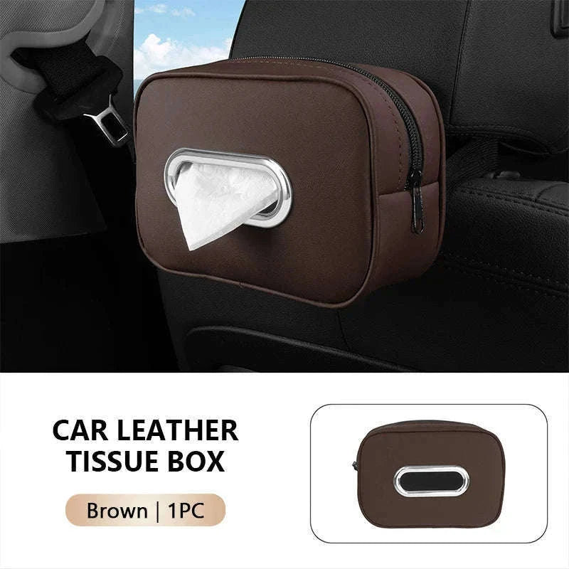 Car Seat Back Tissue Holder-Red 1pc