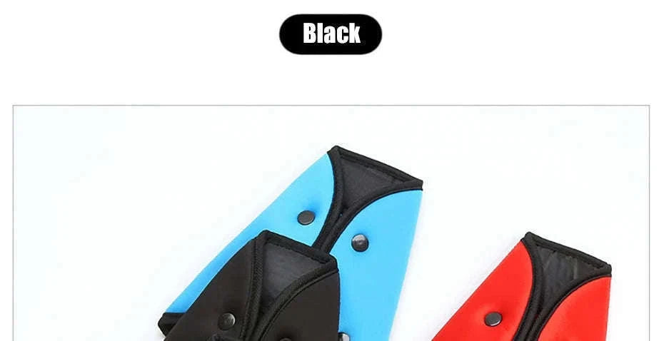 Car Seat Belt Adjuster for Kids Triangle Positioner-Red
