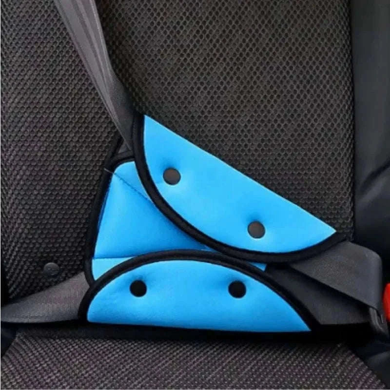 Car Seat Belt Adjuster for Kids Triangle Positioner-Red