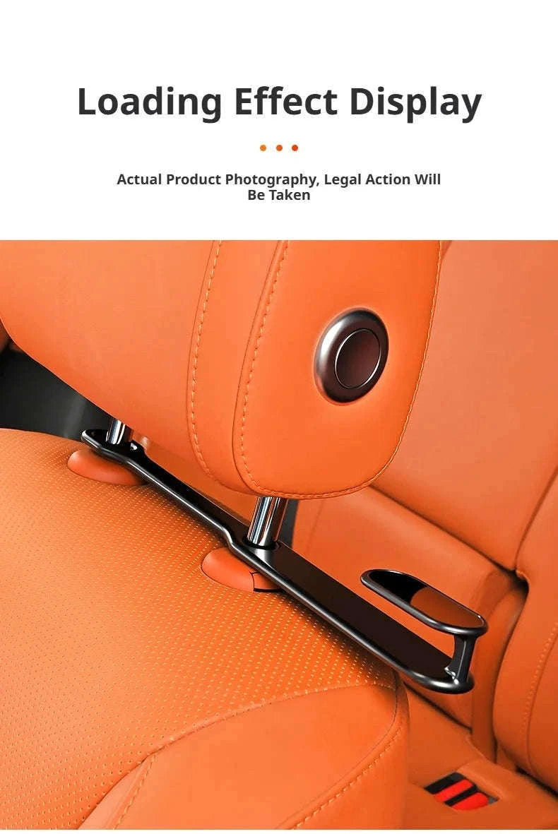 Car Seat Belt Holder Headrest Seat Belt Fastener-White 2pcs