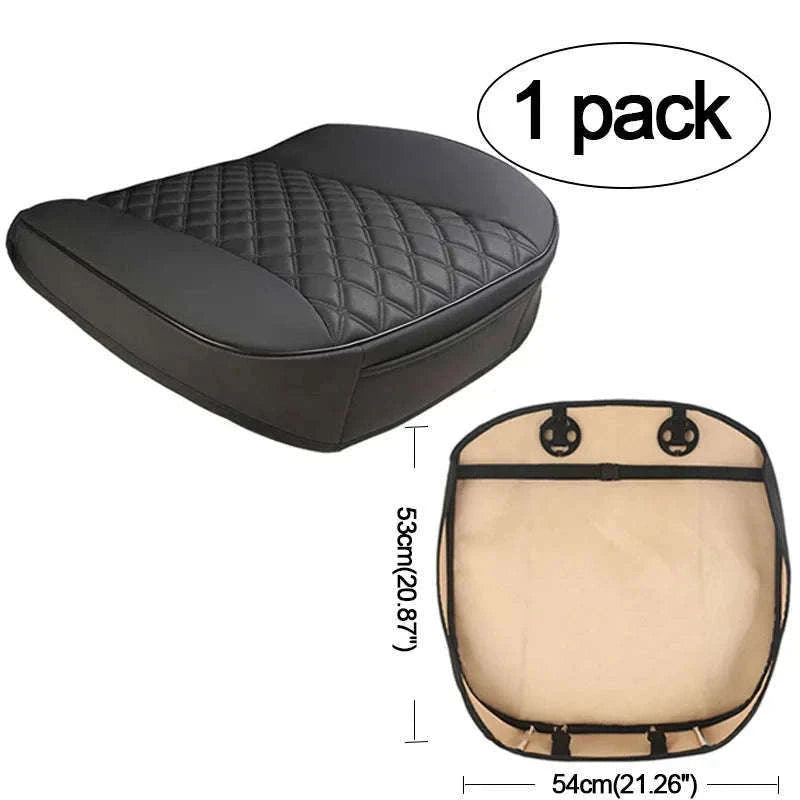 Car Seat Cover PU Leather Universal Fit-Front Seat 1pc