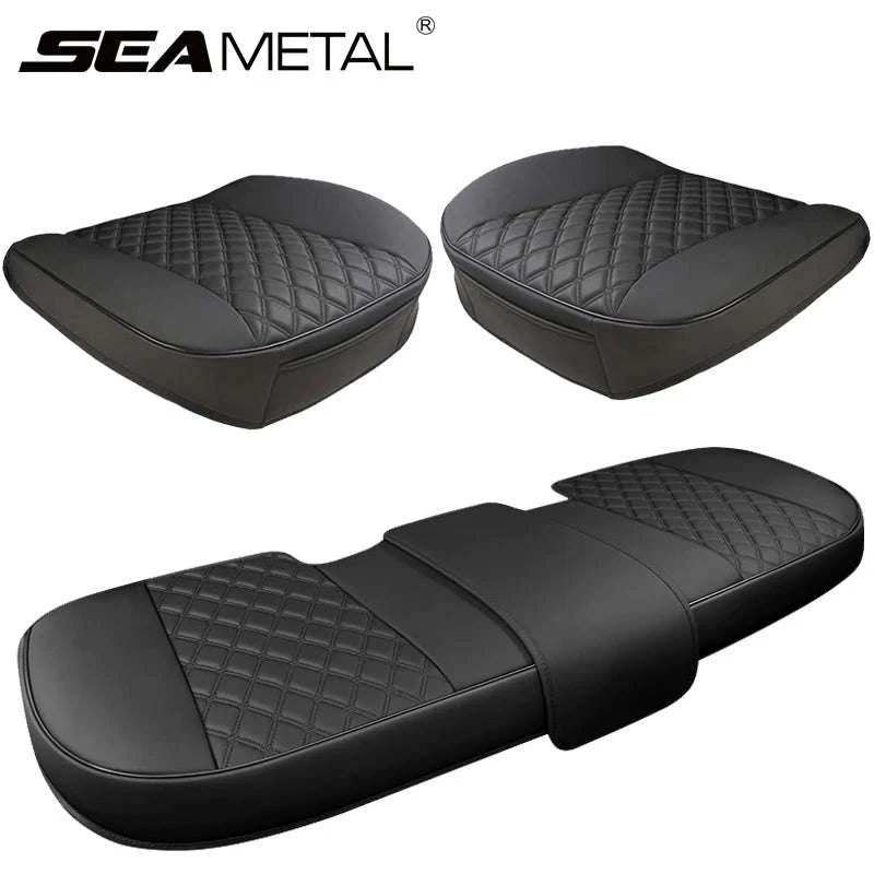 Car Seat Cover PU Leather Universal Fit-Front Seat 1pc