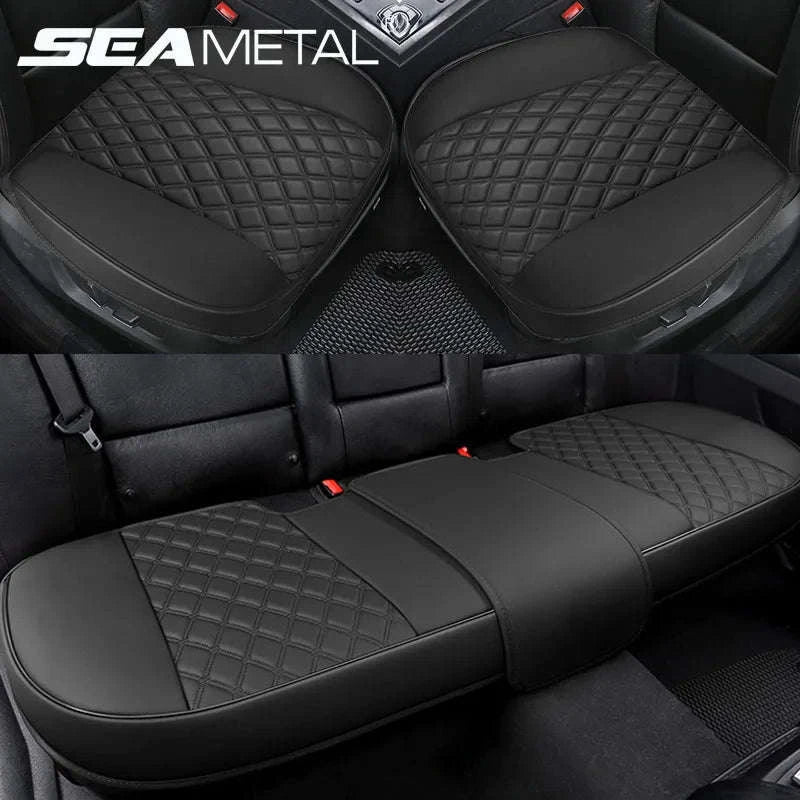 Car Seat Cover PU Leather Universal Fit-Front Seat 1pc