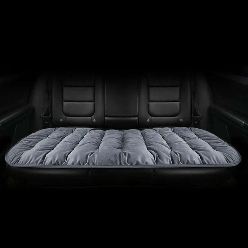 Car Seat Cushion Seat Cover Full Set for Comfortable Winter Driving-3PCS Grey