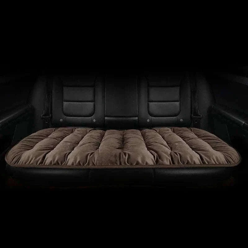Car Seat Cushion Seat Cover Full Set for Winter Comfort-3PCS Grey