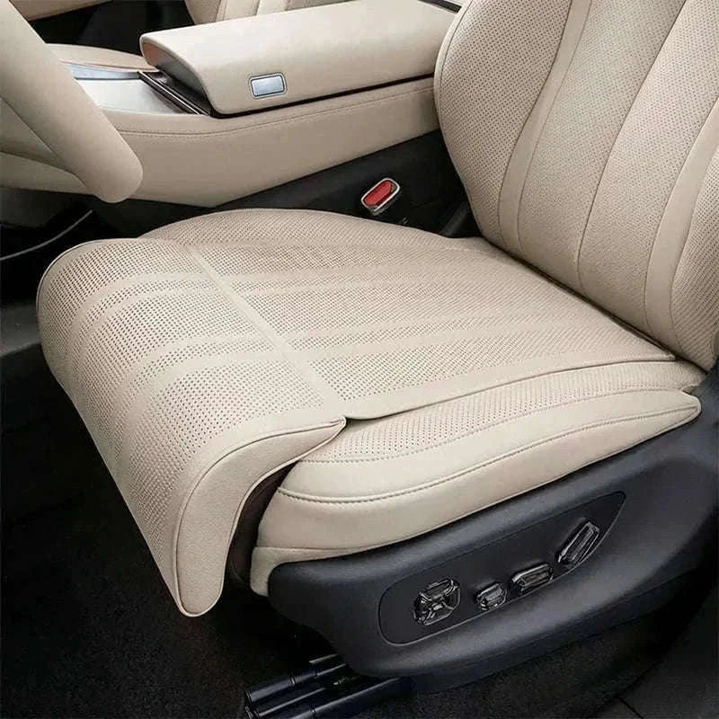 Car Seat Cushion with Leg Support-Beige