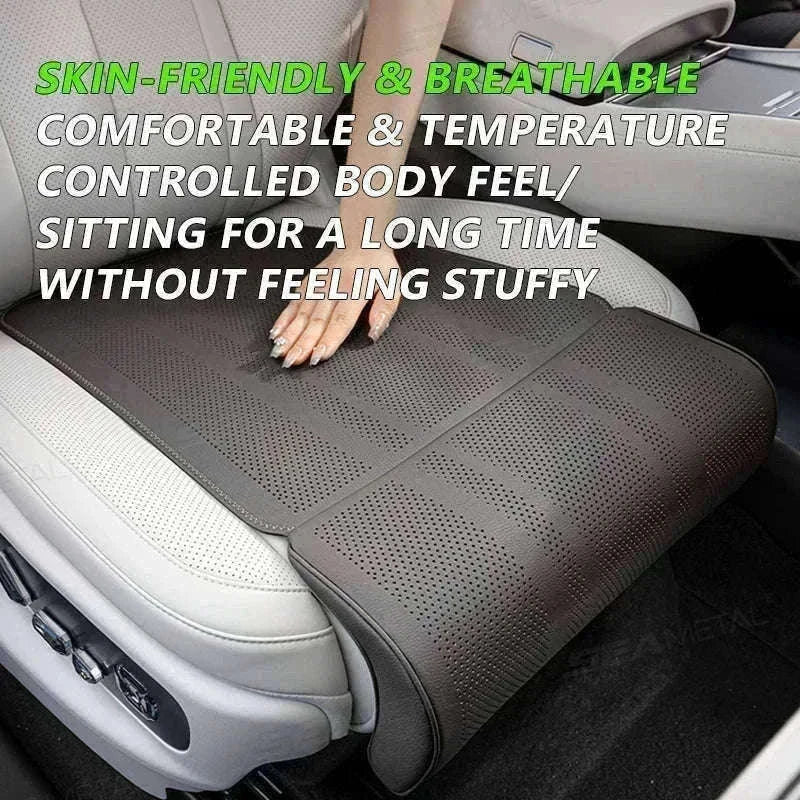 Car Seat Cushion with Leg Support-Beige