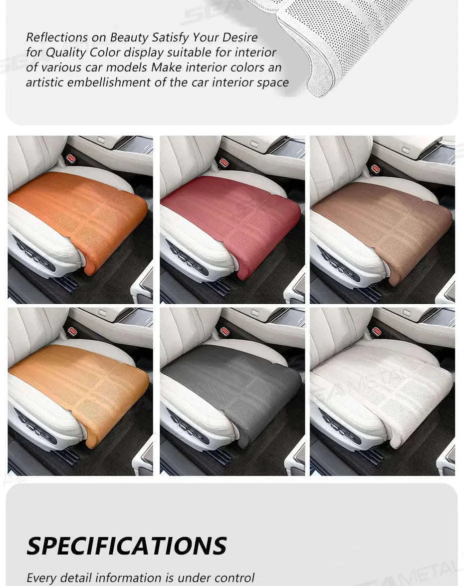 Car Seat Cushion with Leg Support-Beige