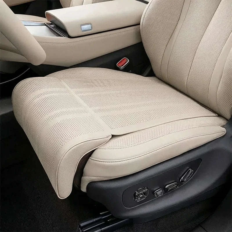 Car Seat Cushion with Leg Support-Beige