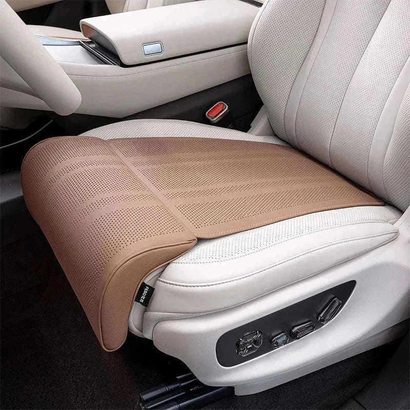 Car Seat Cushion with Leg Support-Beige