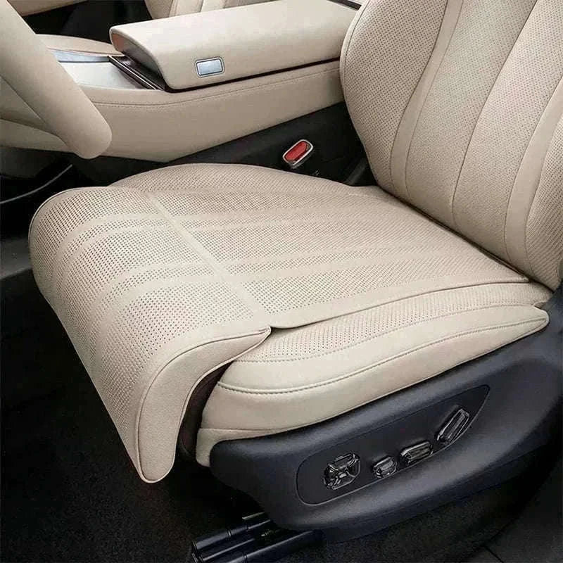 Car Seat Cushion with Leg Support-Beige