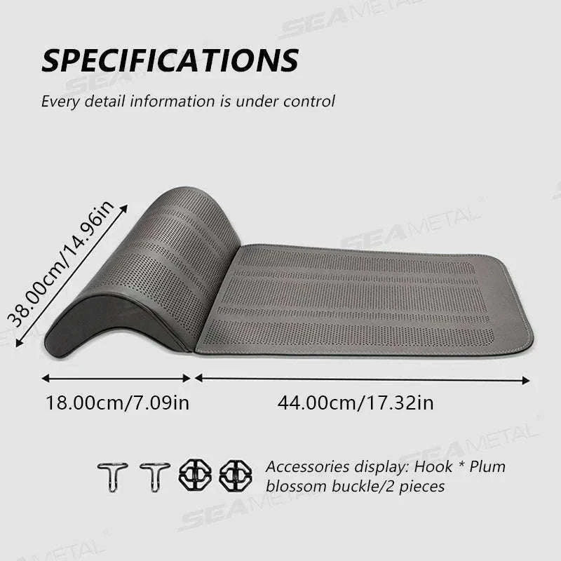 Car Seat Cushion with Leg Support-Beige