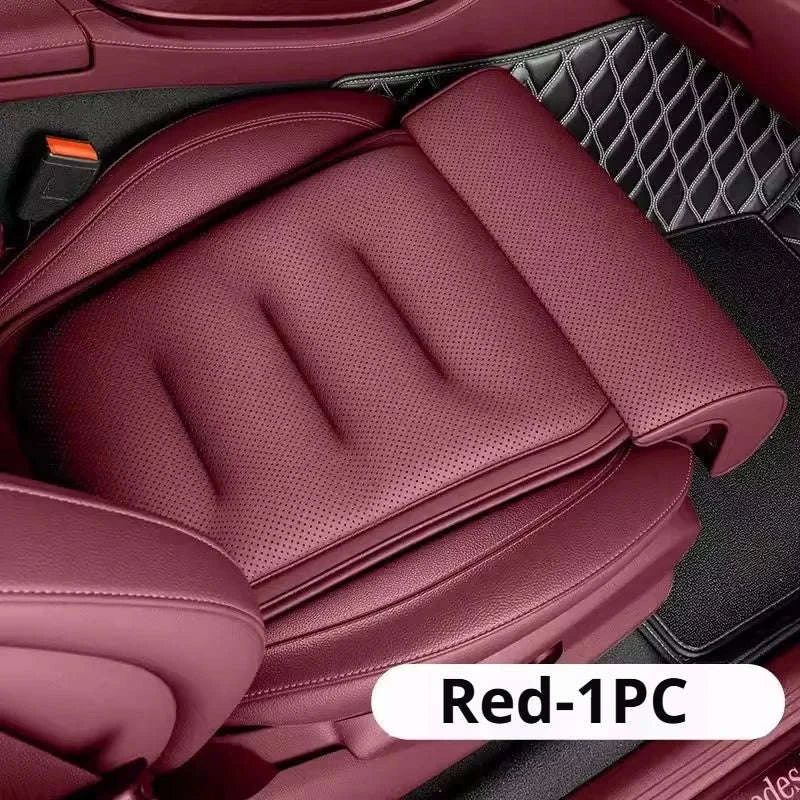 Car Seat Cushion with Leg Support, Breathable Seat Extender, Anti-Slip Seat Protection Cover-Red 1pc