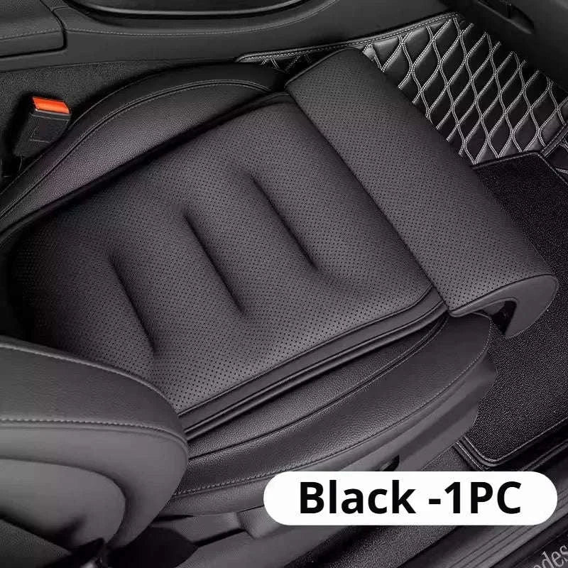 Car Seat Cushion with Leg Support, Breathable Seat Extender, Anti-Slip Seat Protection Cover-Red 1pc