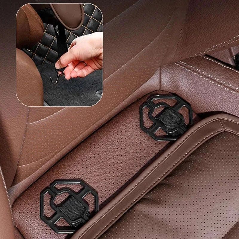 Car Seat Cushion with Leg Support, Breathable Seat Extender, Anti-Slip Seat Protection Cover-Red 1pc