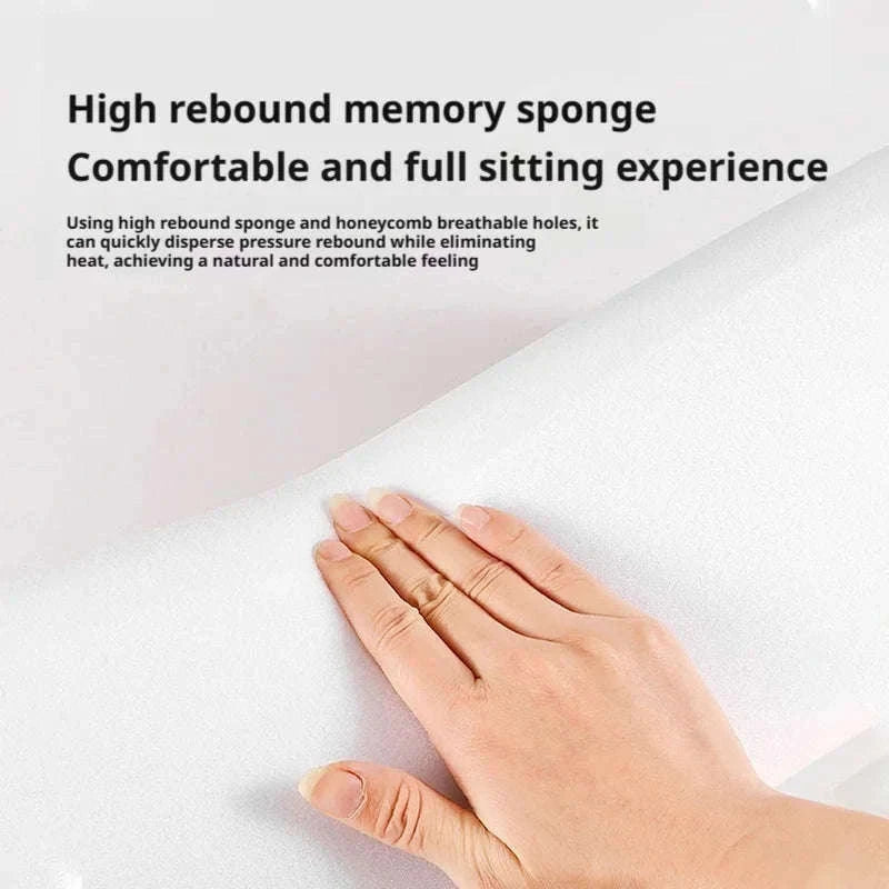 Car Seat Cushion with Leg Support, Breathable Seat Extender, Anti-Slip Seat Protection Cover-Red 1pc