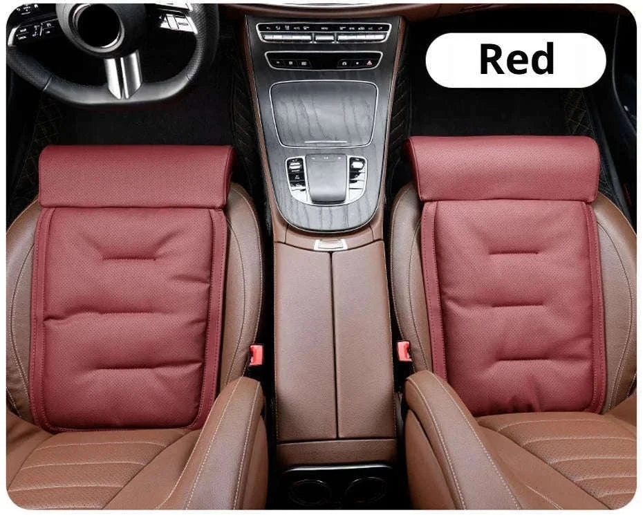 Car Seat Cushion with Leg Support, Breathable Seat Extender, Anti-Slip Seat Protection Cover-Red 1pc