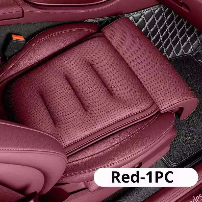 Car Seat Cushion with Leg Support, Breathable Seat Extender, Anti-Slip Seat Protection Cover-Red 1pc