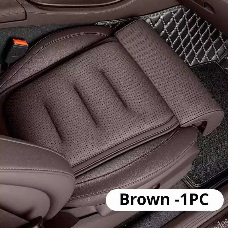 Car Seat Cushion with Leg Support, Breathable Seat Extender, Anti-Slip Seat Protection Cover-Red 1pc
