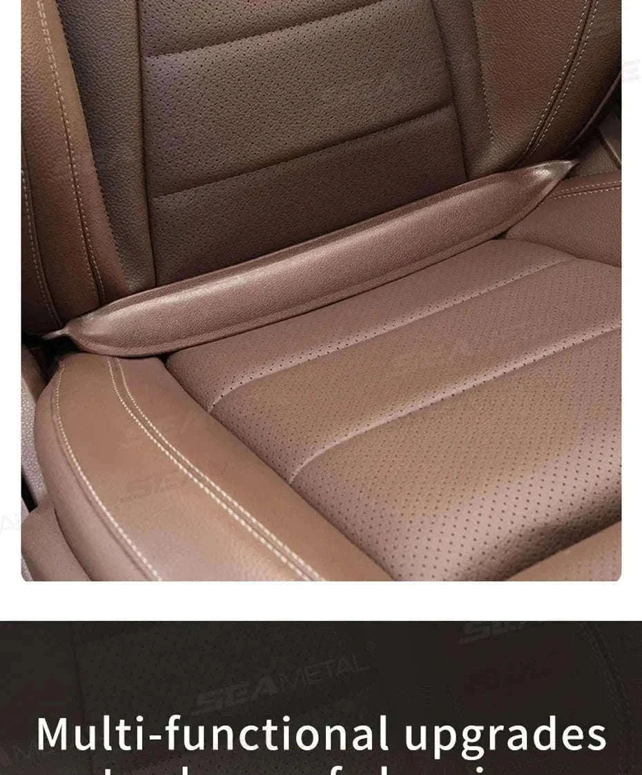Car Seat Gap Filler Elastic Polyurethane Seat Crevice Strip-brown 2pcs