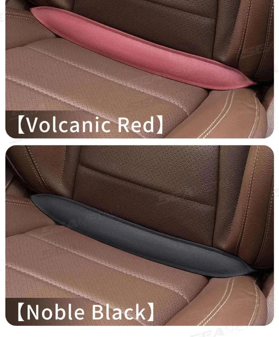 Car Seat Gap Filler Elastic Polyurethane Seat Crevice Strip-brown 2pcs