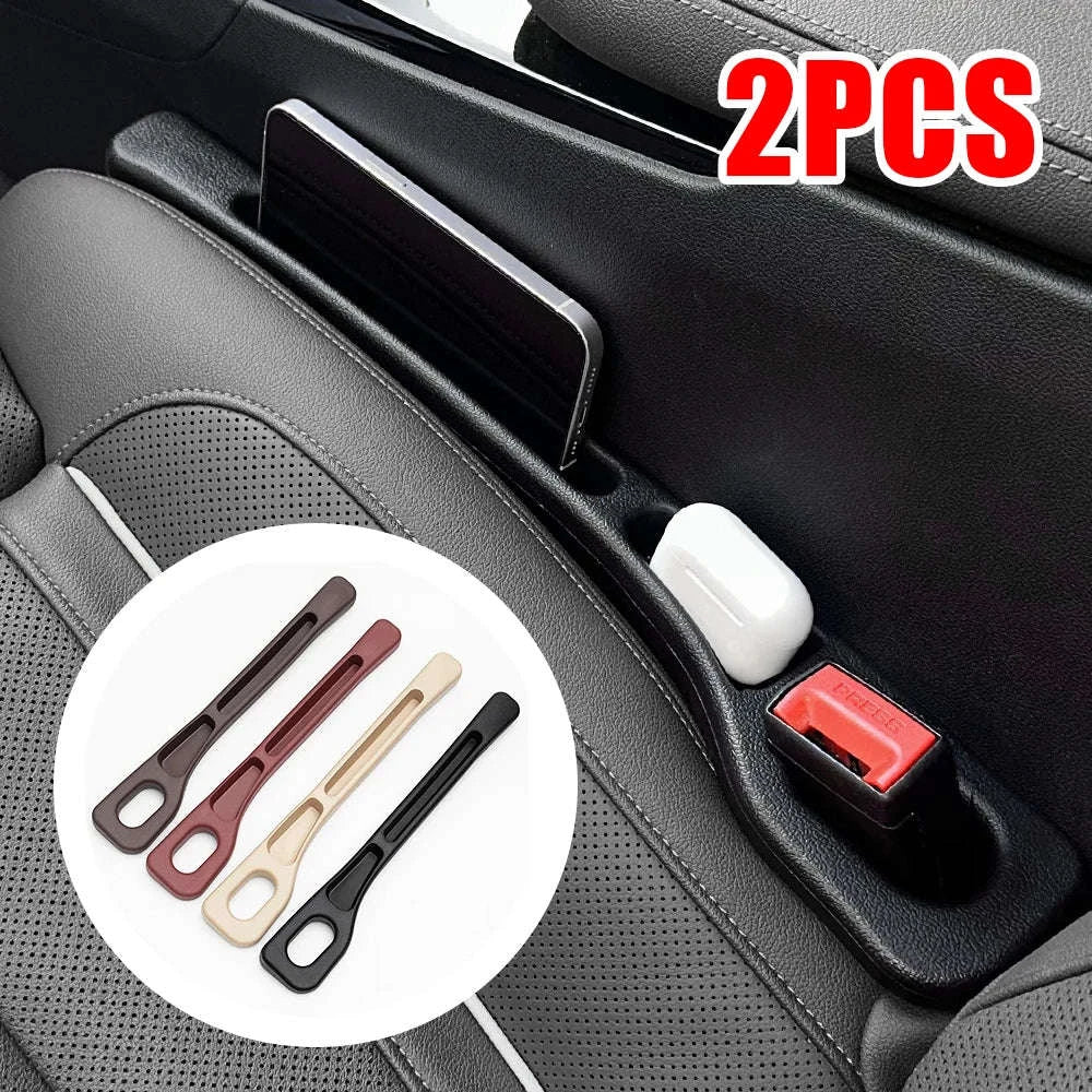 Car Seat Gap Filler with Phone & Wallet Holder Organizer-United States / 2PCS Black