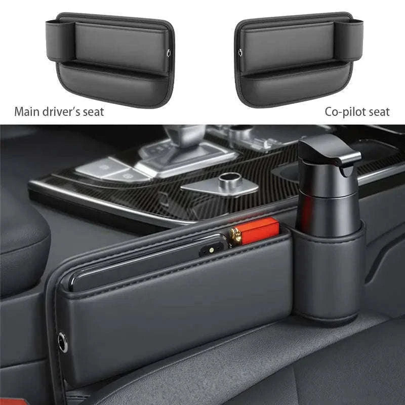 Car Seat Gap Organizer with Cup Holder-for Main seat