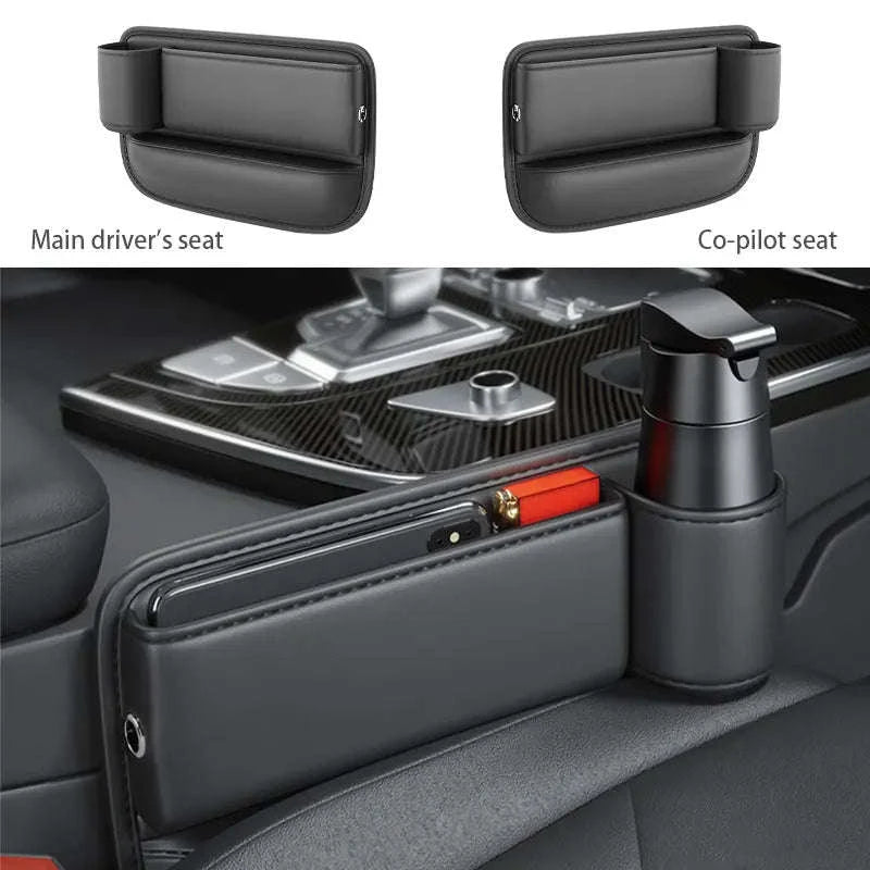 Car Seat Gap Organizer with Cup Holder-for Main seat