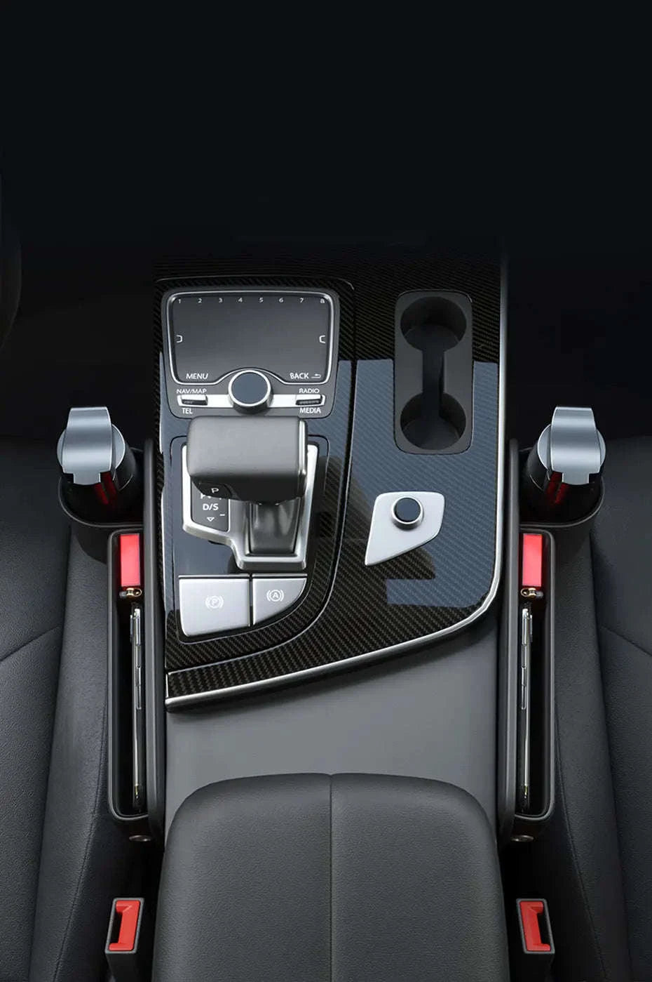 Car Seat Gap Organizer with Cup Holder-for Main seat