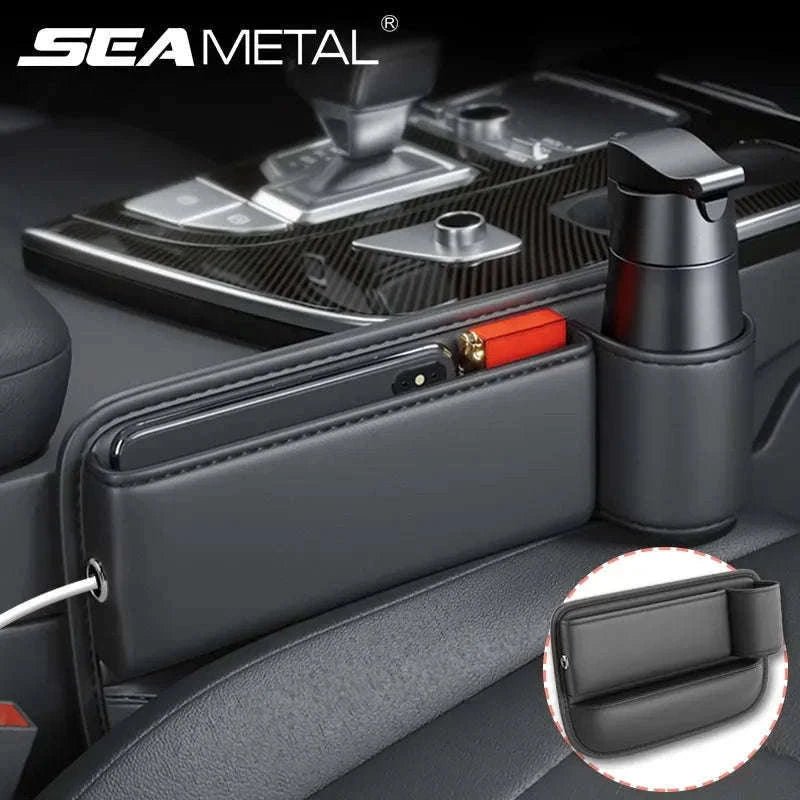 Car Seat Gap Organizer with Cup Holder-for Main seat