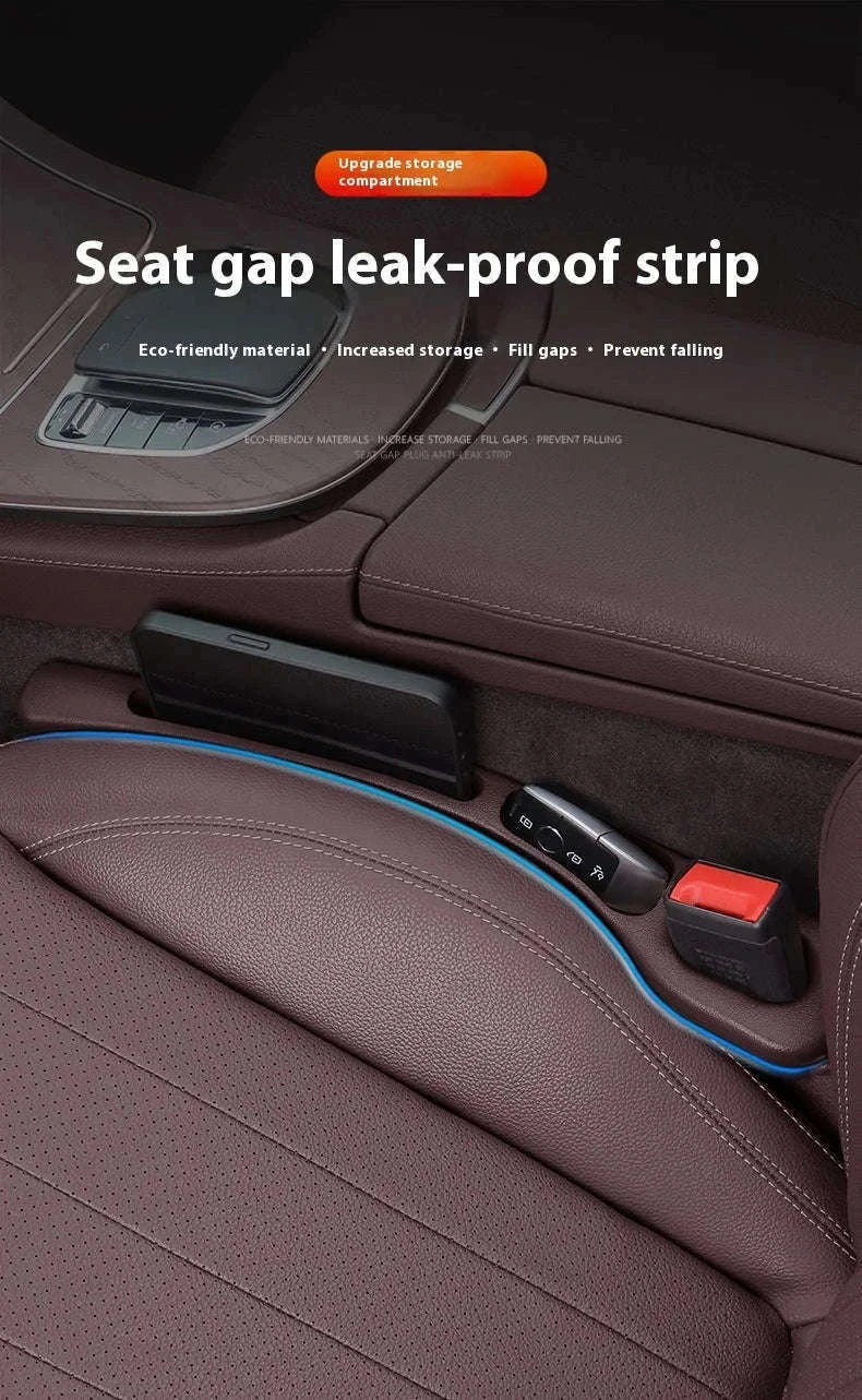 Car Seat Gap Plug and Storage Box for Organized Driving-Red / China Mainland