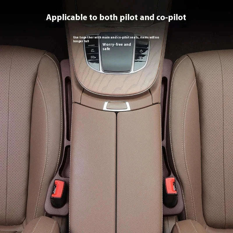 Car Seat Gap Plug and Storage Box for Organized Driving-Red / China Mainland