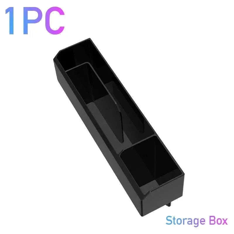 Car Seat Gap Storage Box with Charging Cable and Dual USB Ports-3 cables x 1pc