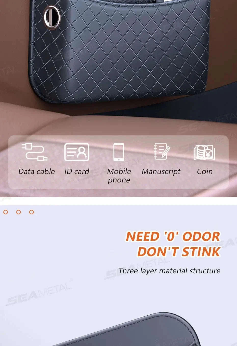 Car Seat Side Storage Bag Organizer-1 pc